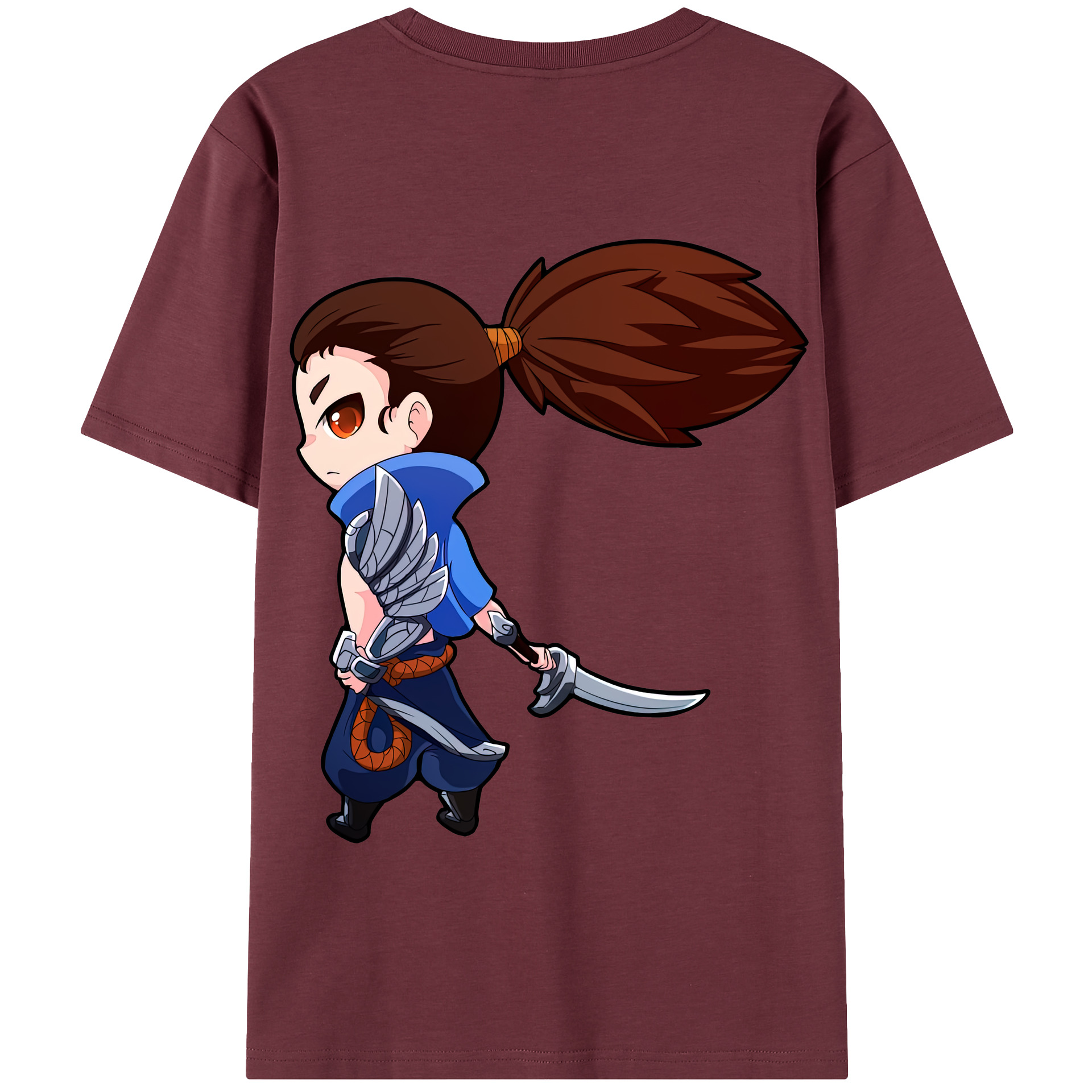 リーグ・オブ・レジェンド League of Legends LOL 綿100％半袖Tシャツ（背面プリント）